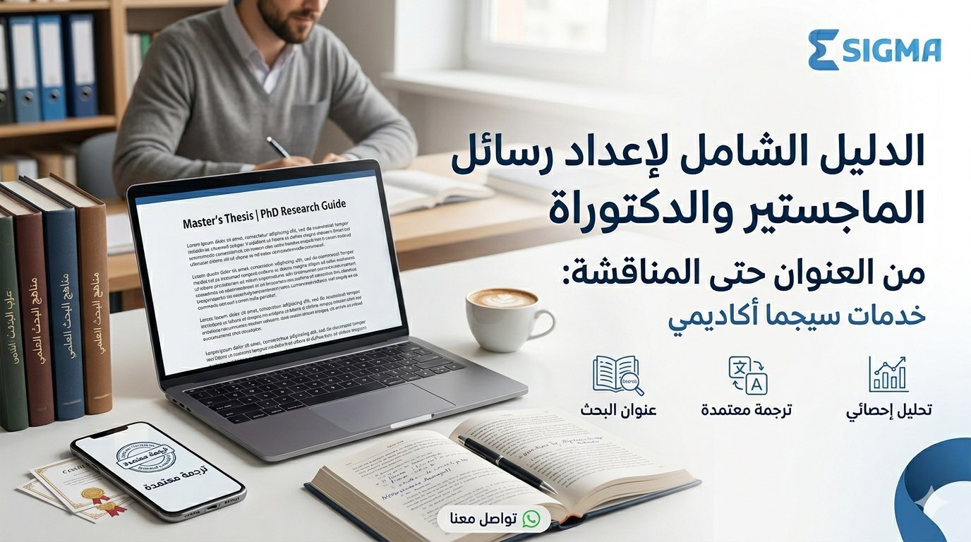 خدمة ترجمة أكاديمية متخصصة للأبحاث والأطروحات. نضمن لك دقة المصطلحات العلمية والتدقيق اللغوي الاحترافي للنشر في المجلات الدولية Scopus و ISI.