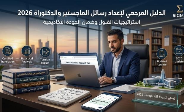 الدليل المرجعي لإعداد رسائل الماجستير والدكتوراة 2026: استراتيجيات القبول وضمان الجودة الأكاديمية